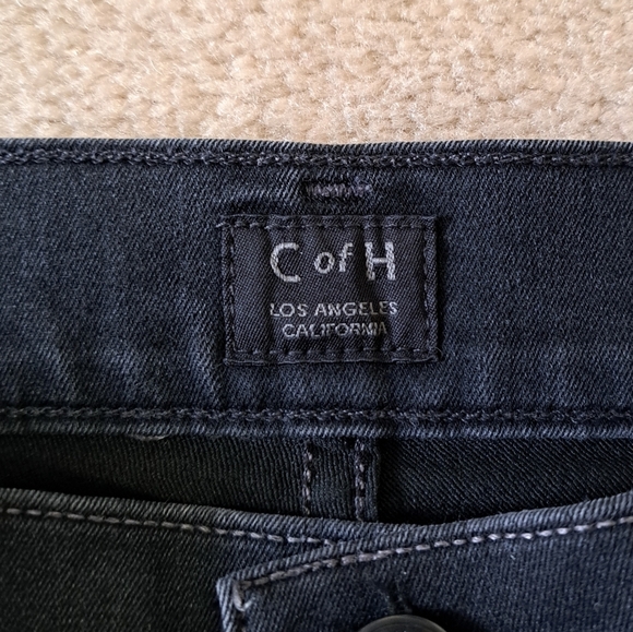 Citizens of Humanity Jeans Womens 24 Black Grey Rocket High Rise Skinny - Picture 8 of 15